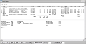 mRoutes Report Detail